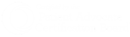 Certified by the Patient Advocate Certification Board